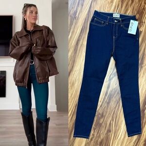 Etica Dark Denim High Rise Jeans